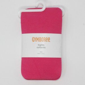 NWT Gymboree size 3-4 10-12 Tights bright pink Cheery All the Way 3T 4T